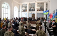 Фото 16: У Львові до Дня українського добровольця 35 захисників посмертно нагородили «Почесним знаком святого Юрія» (фото/відео)