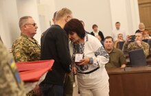 Фото 15: У мерії Львова посмертно нагородили львів'ян, які з 2014 року обороняли незалежність України