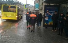 Фото 13: Сьогодні зранку в місті працювало 45 одиниць снігоприбиральної техніки