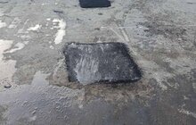 Фото 21: На вихідних комунальні служби проводили ямковий ремонт: використали 72,6 тонн асфальту