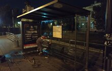 Фото 24: Комунальні служби дезінфікують місто: миють вулиці, тротуари, зупинки транспорту, сходові клітки будинків