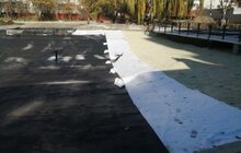 Фото 7: На вул. Панча тривають роботи із облаштування громадського простору та озера