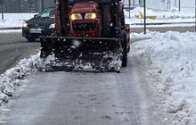 Фото 84: Впродовж дня снігоприбиральна техніка працюватиме в робочому режимі