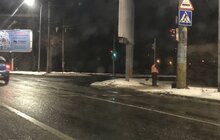 Фото 48: Для посипання доріг від ожеледиці минулої доби використано 513 м3 піскосуміші та 212 м3 солі
