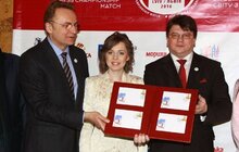 Фото 6: З нагоди шахового турніру, у Львові погасили художню поштову марку