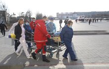 Фото 8: Пацієнтку з Турки доставили у львівську лікарню гвинтокрилом 