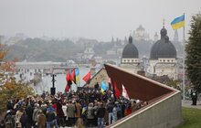 Фото 11: На Меморіалі пам’яті Героїв Небесної Сотні відбулось урочисте підняття Прапора України