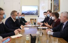 Фото 1: У мерії обговорили можливості поглиблення співпраці з Офісом Ради Європи в Україні