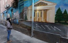 Фото 3: У Львові відкрили 30-метровий мурал, присвячений Маріуполю