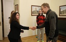 Фото 1: Мер Львова Андрій Садовий зустрівся з Манал Фоуані