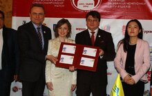 Фото 16: З нагоди шахового турніру, у Львові погасили художню поштову марку