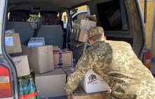 Фото 3: Центр допомоги учасникам бойових дій у Львові зібрав та відправив на передову 50 тонн гумвантажу