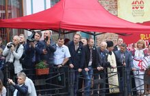 Фото 8: Андрій Садовий у Чорткові зустрівся з мером та взяв участь у відкритті реконструкції бою «Чортківська офензива»