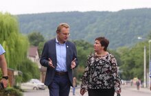 Фото 6: Мер Львова зустрівся з мером Заліщик