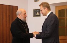 Фото 2: Мер Львова відвідав храми Івано-Франківська та зустрівся з місцевим духовенством