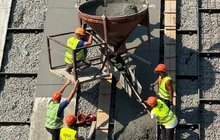 Фото 5: На шляхопроводі на Рясне розпочали бетонування одного з ключових елементів споруди