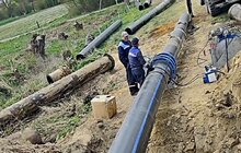 Фото 3: Львівводоканал проводить заміну магістрального водогону в с. Домажир