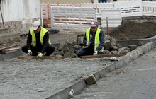 Фото 4: Реконструкція вулиці Залізничної: замінили старий водопровід і підключили новий