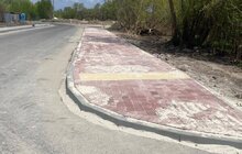 Фото 2: Ремонт вул. Бескидської уже виконано на 70%: залишається облаштувати тротуар і постелити верхній шар асфальту