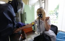 Фото 10: У Львові на COVID-19 розпочали тестувати освітян, які працюватимуть під час ЗНО
