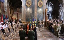 Фото 4: У Львові вшанували полеглих захисників Державної спецслужби транспорту та представили спеціальний мистецький проєкт