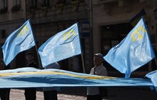 Фото 5: У центрі Львова урочисто підняли кримськотатарський прапор (фото)