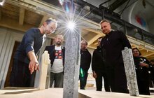 Фото 1: Львівський тиждень скульптури 2026 — «Приховане» відкрила виставка у Машинній залі Львівської політехніки (відео, фото)