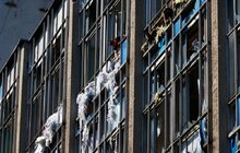 Фото 3: Будинок на вул. Олени Степанівни, 35 непридатний для відновлення: наслідки останньої атаки на Львів (відео)