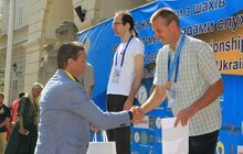 Фото 8: У центрі Львова урочисто нагородили переможців чемпіонату Європи з шахів серед спортсменів з порушенням слуху
