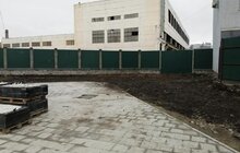 Фото 6: Реконструкція пл. Двірцевої: розпочато монтаж трамвайної контактної мережі