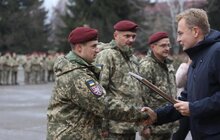 Фото 11: Мер Львова привітав наших захисників з 80-ої бригади