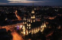 Фото 3: ЛКП «Львівсвітло» підсвітило ще низку храмів у місті