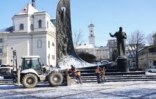 Фото 6: «Впродовж дня робота з прибирання міста від снігу буде продовжуватися», — Ірина Маруняк