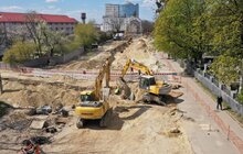 Фото 1: Квазікільце на вул. Шевченка відкриють у червні, загалом дорогу ремонтуватимуть в чотири етапи