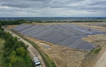 Фото 1: Грибовицький полігон ТПВ стає більш безпечним для довкілля