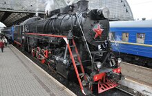 Фото 3: Сьогодні у парк «Знесіння» їздив раритетний поїзд