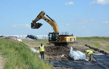 Фото 59: На Грибовицькому полігоні ТПВ технічна рекультивація перейшла до наступного етапу