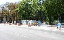 Фото 8: До 1 вересня, на час облаштування трамвайної колії, рух вул. Личаківською відбуватиметься двома смугами: третя смуга буде закритою