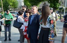 Фото 2: У Львові вшановують 73-тю річницю депортації кримськотатарського народу з Криму