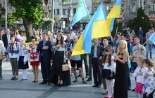 Фото 4: У Львові вшановують 73-тю річницю депортації кримськотатарського народу з Криму