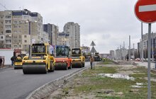 Фото 2: Роботи з асфальтування пр.Червоної Калини триватимуть ще тиждень