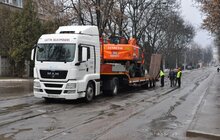 Фото 4: На вул.Промисловій демонтують контактну мережу