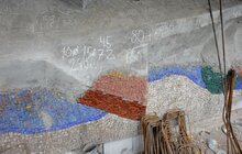 Фото 11: Тривають роботи з відновлення мозаїки «Море і риби»