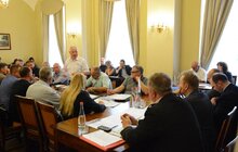 Фото 11: На засіданні Львівського РВ АМУ мери міст одностайно підтримали звернення щодо недоцільності винесення на розгляд ВРУ проекту закону, який передбачає контроль за органами місцевого самоврядування з боку обласних державних адміністрацій
