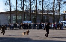 Фото 12: Львівські школярі відвідали нацгвардійців