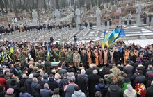 Фото 23: Сьогодні на Личаківському кладовищі відбулися похорони 2 львів’ян-учасників АТО
