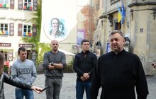 Фото 10: У співпраці з Інститутом «Полоніка» у Львові відреставрували 4 скульптури і чашу на фасаді храму Пресвятої Євхаристії (Домініканський собор)