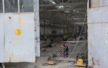 Фото 35: Реконструкцію трамвайного депо на вул. Промислова, 29 планують завершити у серпні цього року