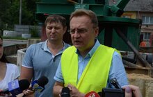 Фото 17: Роботи з прокладання каналізаційного колектора закритим методом.