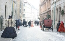 Фото 2: У Львові тривають зйомки кіносеріалу «Кава з кардамоном»: де можливі ускладнення руху транспорту найближчими днями